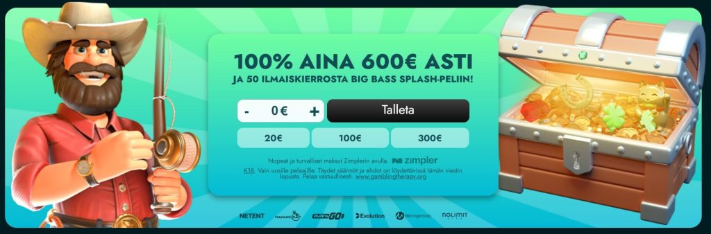 Flaksi Kasino bonus
