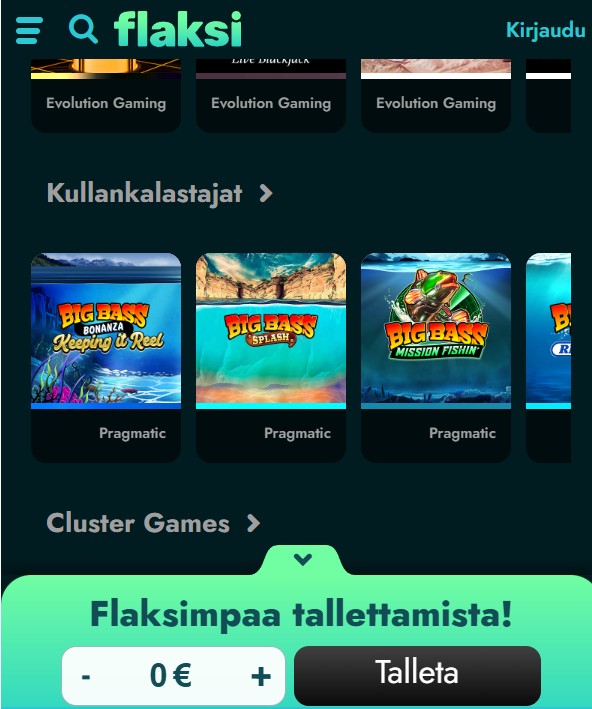 flaksi mobiilissa